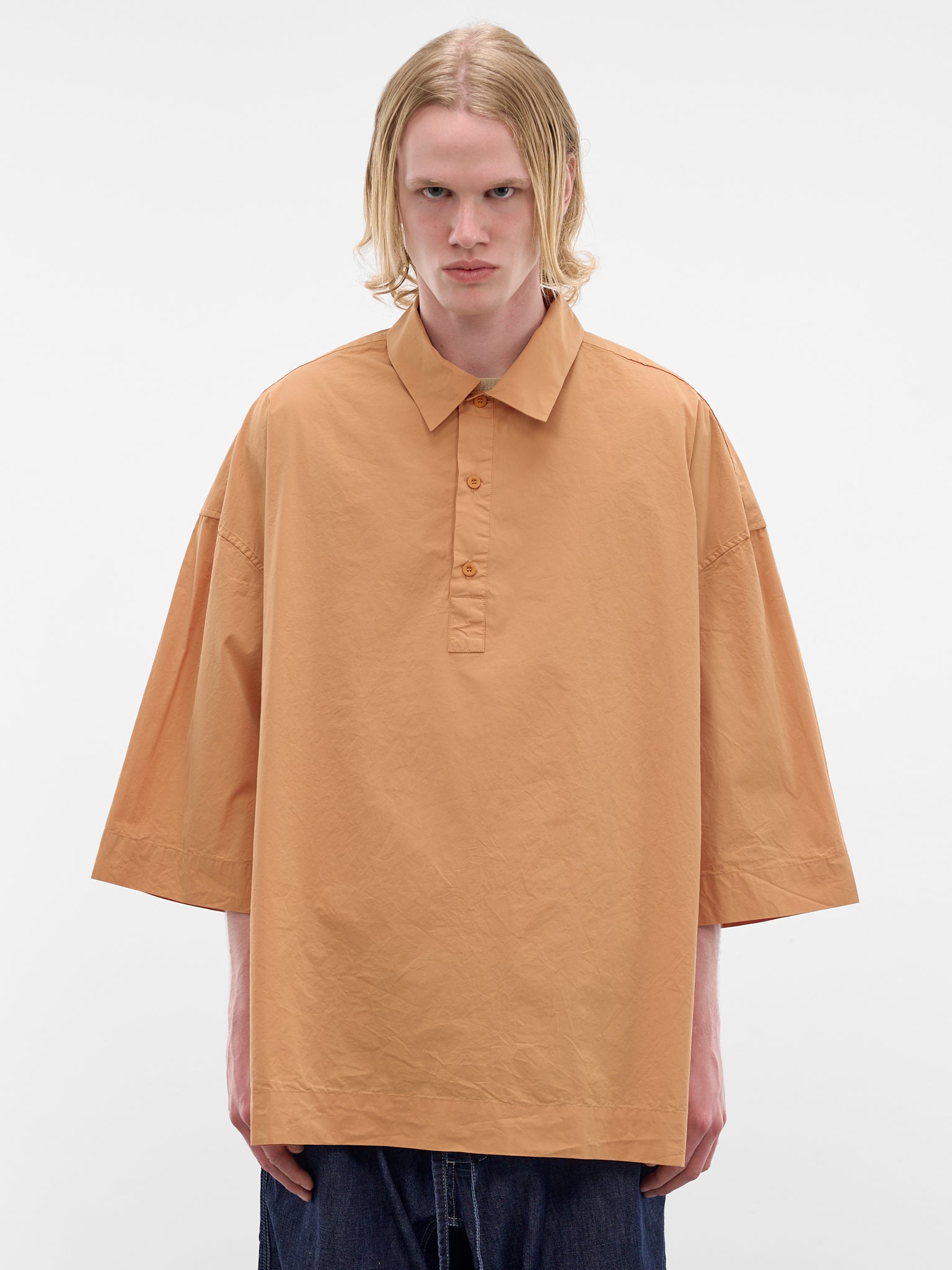 Apricot Cotton Ralf Polo Shirt (26HC327-APRICOT)