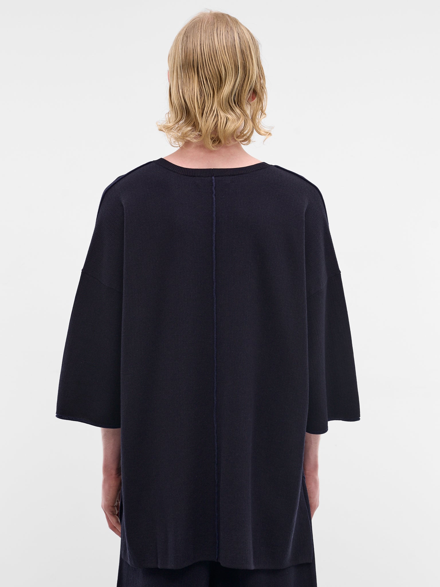 Navy Softy Cotton-Wool Tee (26HK042-NAVY)