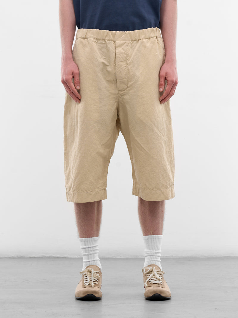 Ivory Jog Ah Cropped Pants (26HP303-IVORY)