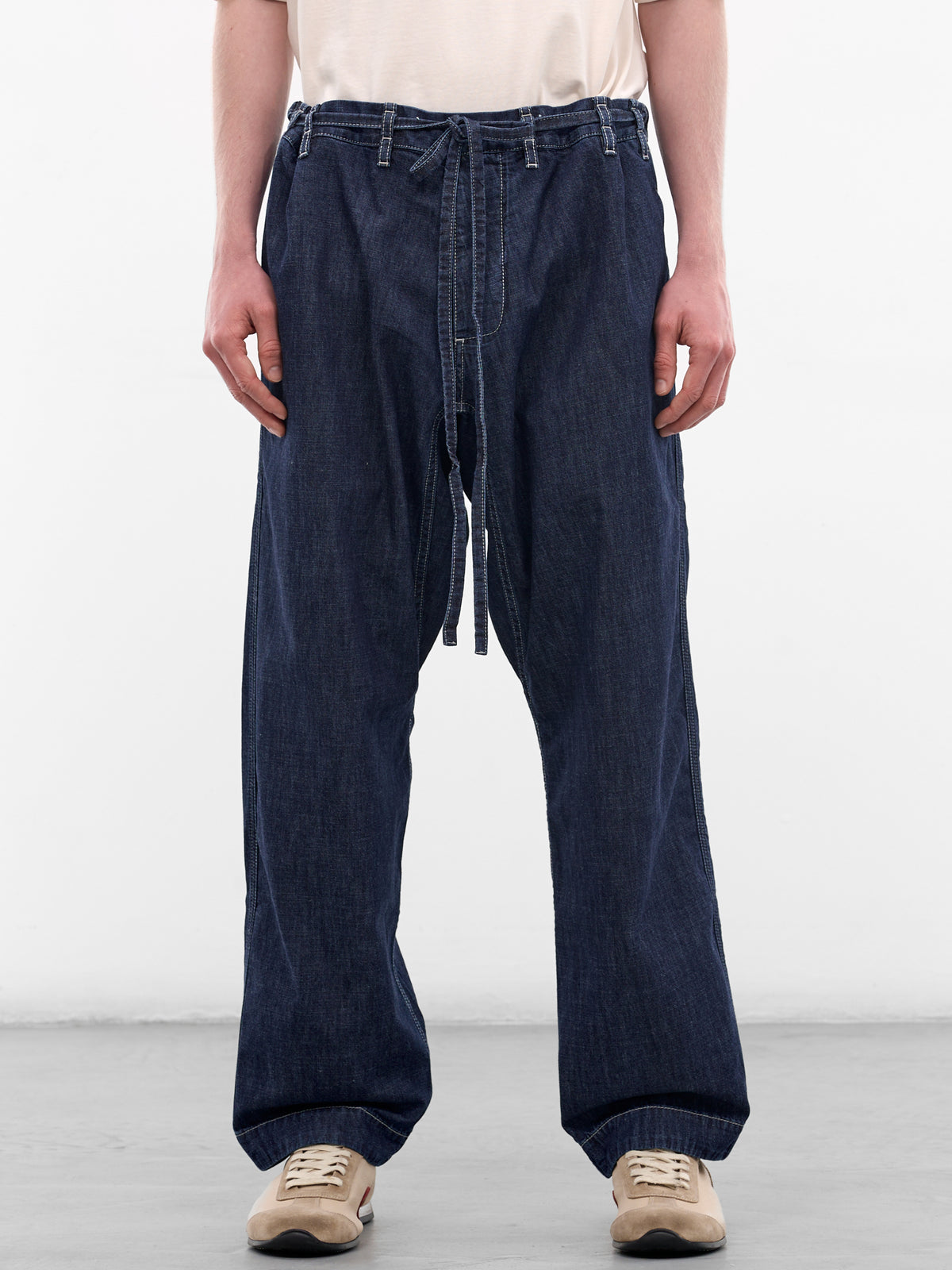 Indigo Denim Tie Me Up Pants (26HP307-INDIGO)