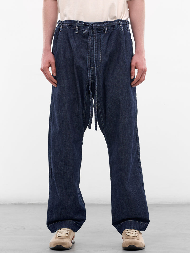 Indigo Denim Tie Me Up Pants (26HP307-INDIGO)