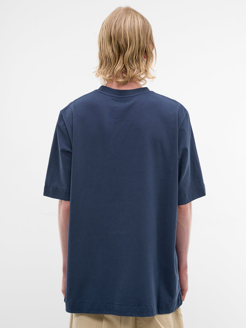 Blue Felix Cotton Tee (26HS031-BLUE)