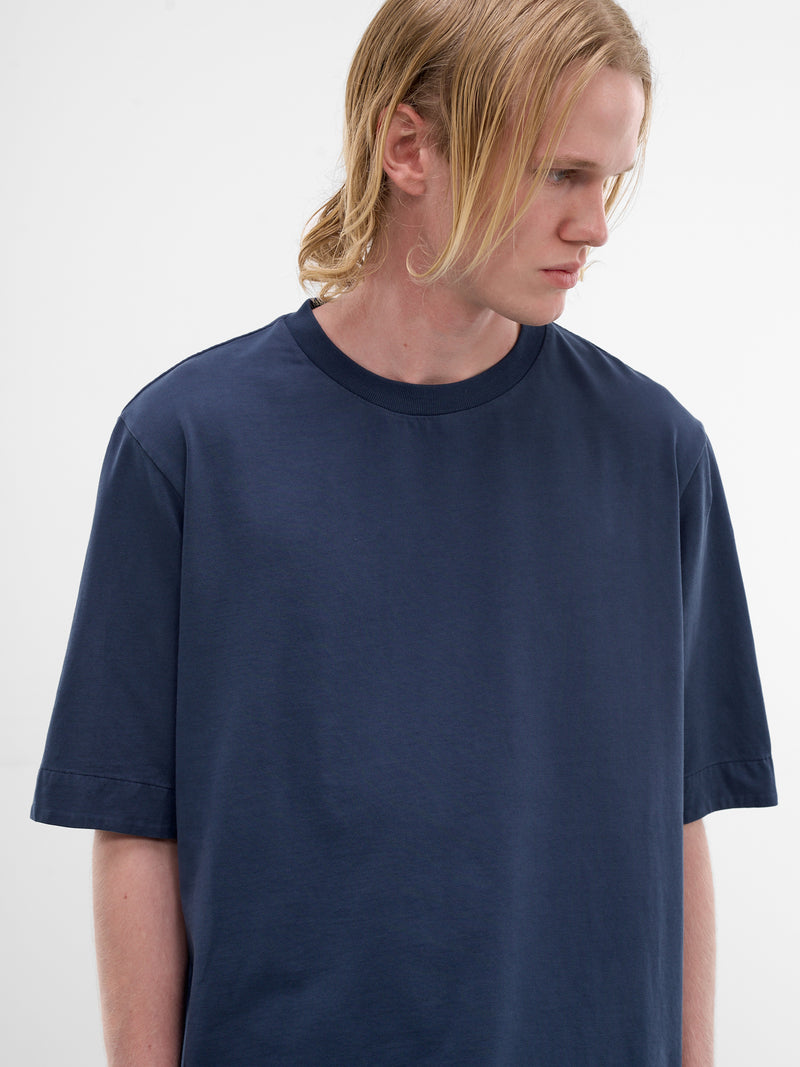 Blue Felix Cotton Tee (26HS031-BLUE)