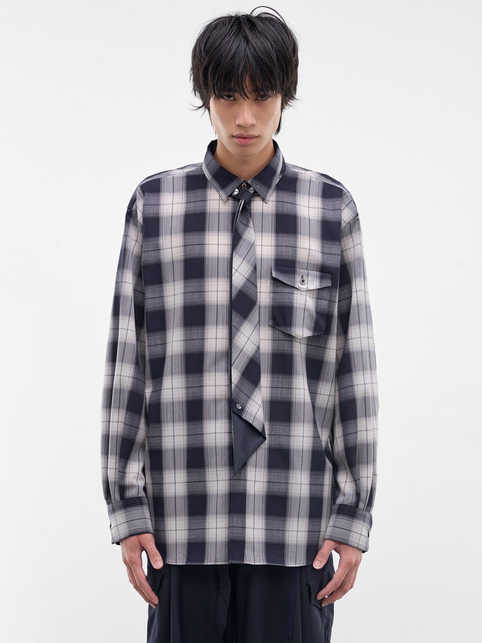 TAMME Necktie Shirt | H.Lorenzo - front