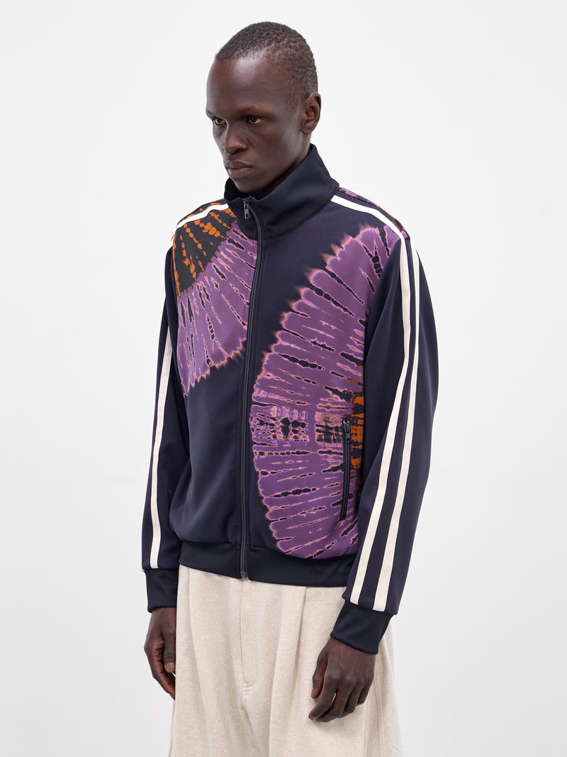 Navy Tie-Dye Print Track Jacket (26SS-JK-04-NAVY)