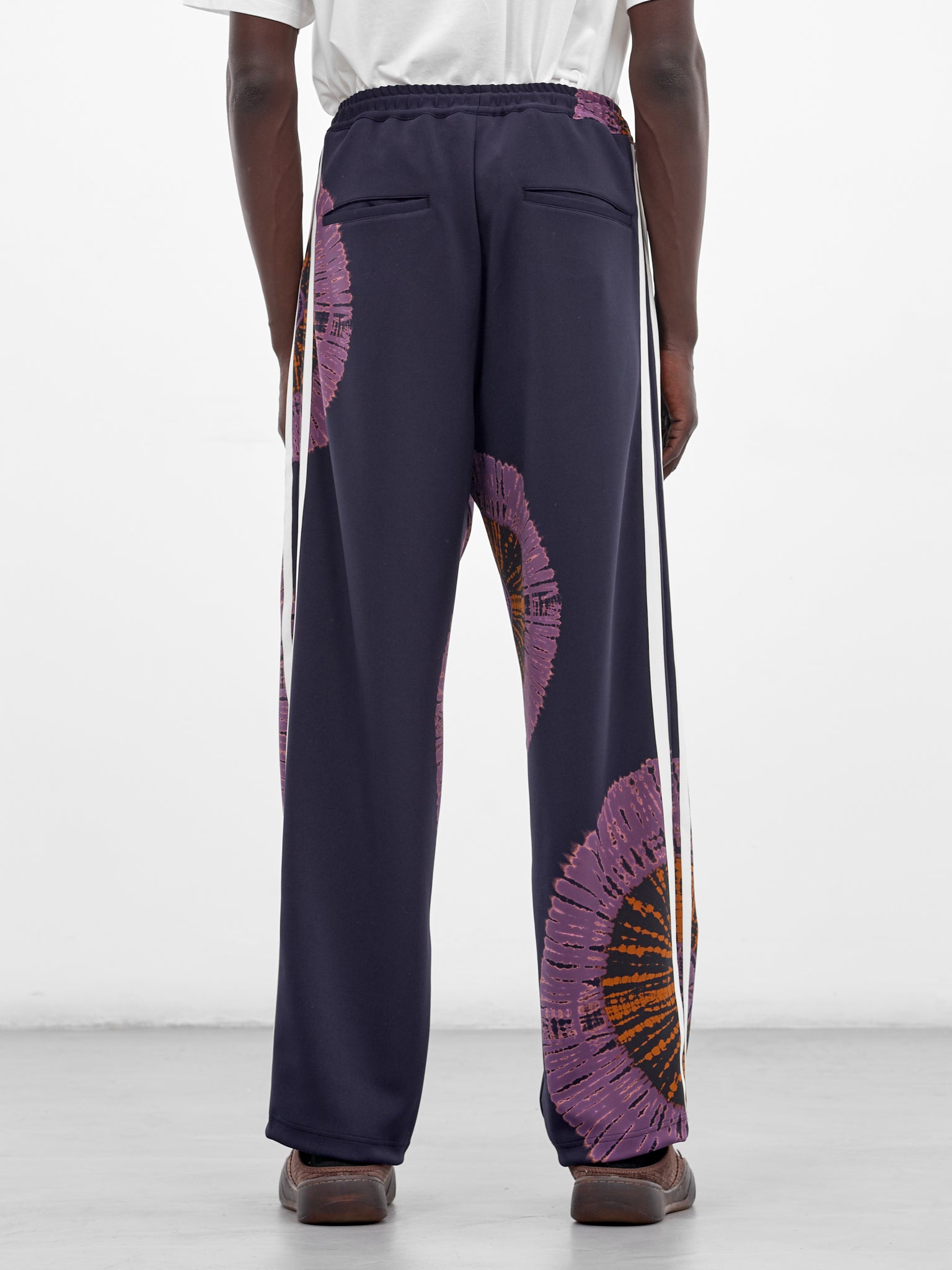 Navy Tie-Dye Print Track Pants (26SS-P-03-NAVY)