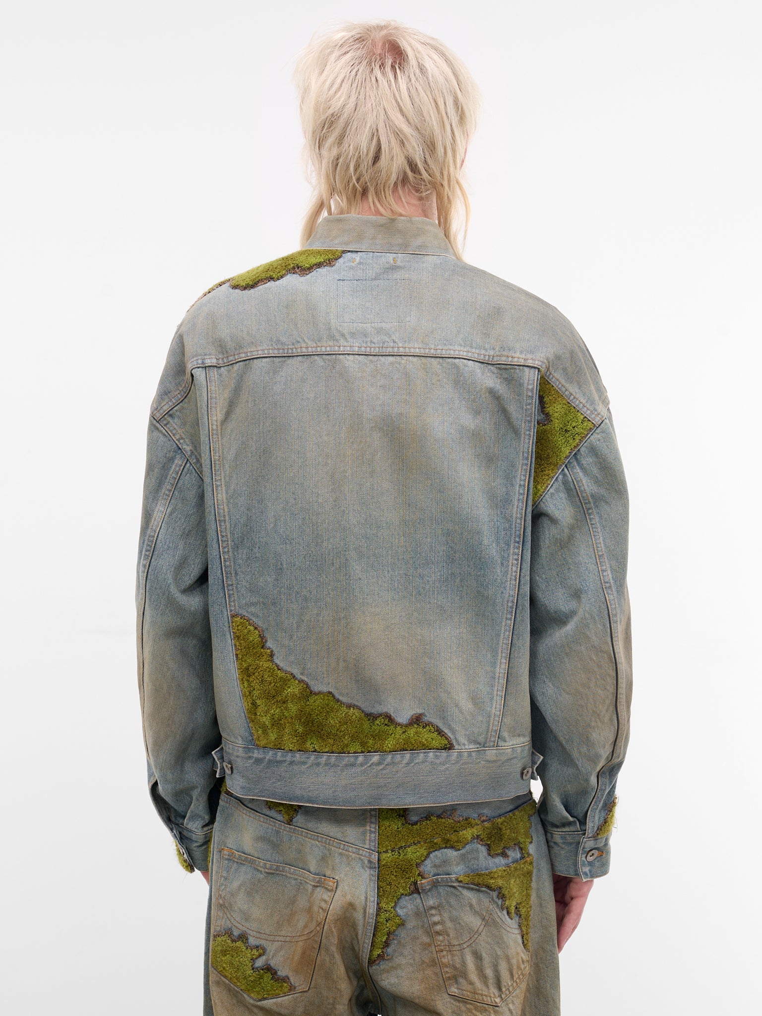 Moss Embroidery Denim Jacket (26SS20BL250-INDIGO)