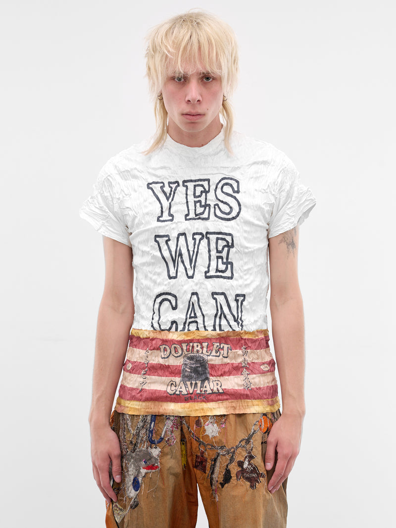 White Caviar Can Graphic Tee (26SS31CS425-CAVIAR)