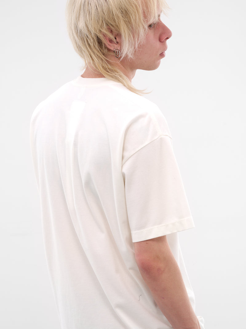 White I <3 Egg Graphic Tee (26SS33CS428-WHITE)