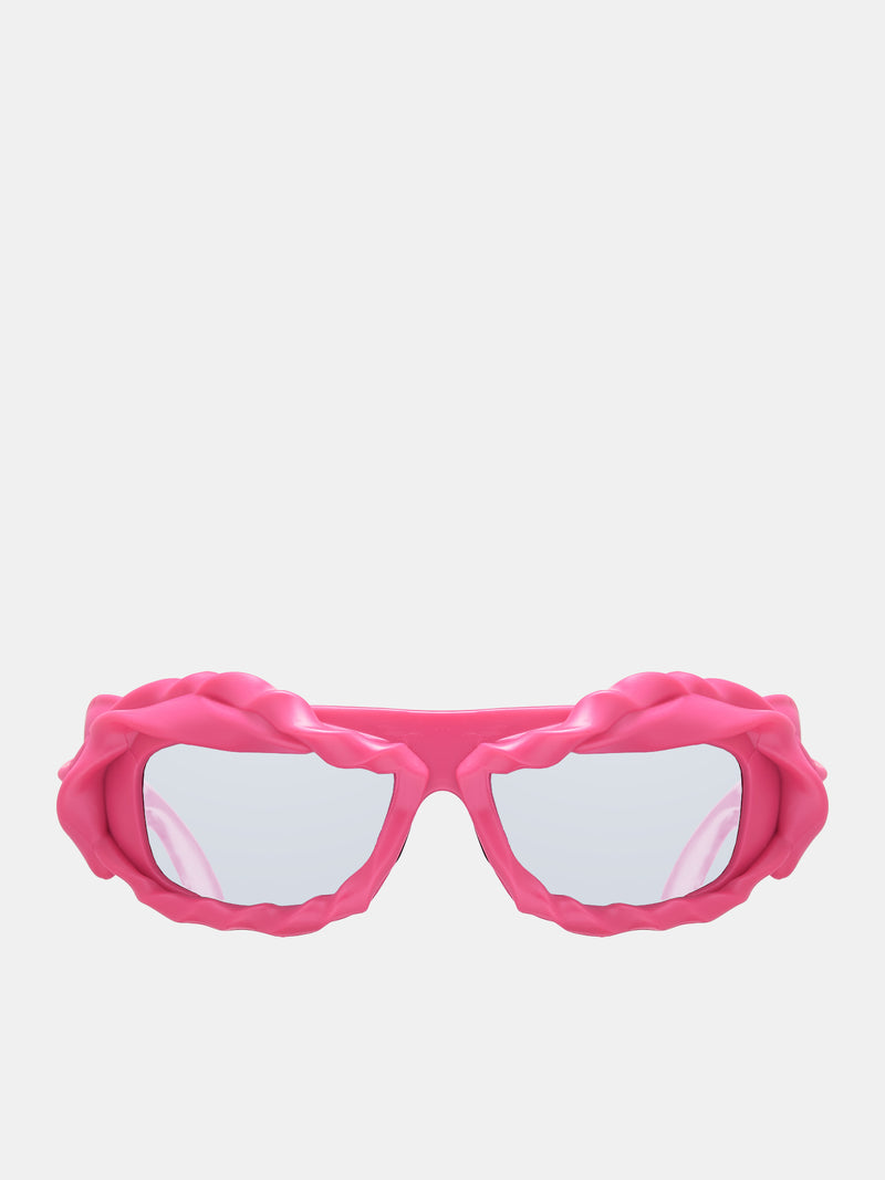 Twisted Sunglasses (2701125-NEON-PINK)