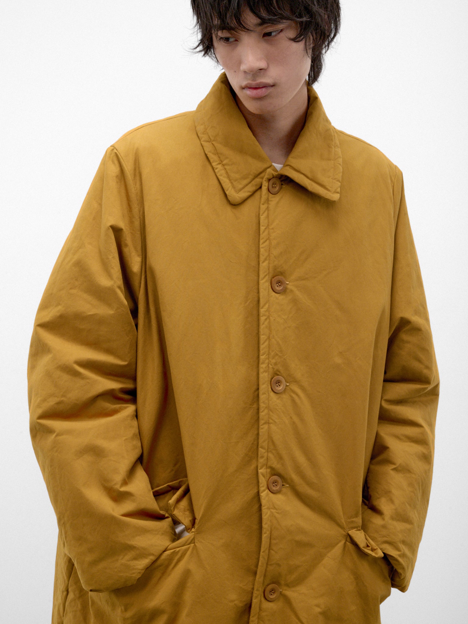 Cumin Padded Mac Coat (27HM248-CUMIN)
