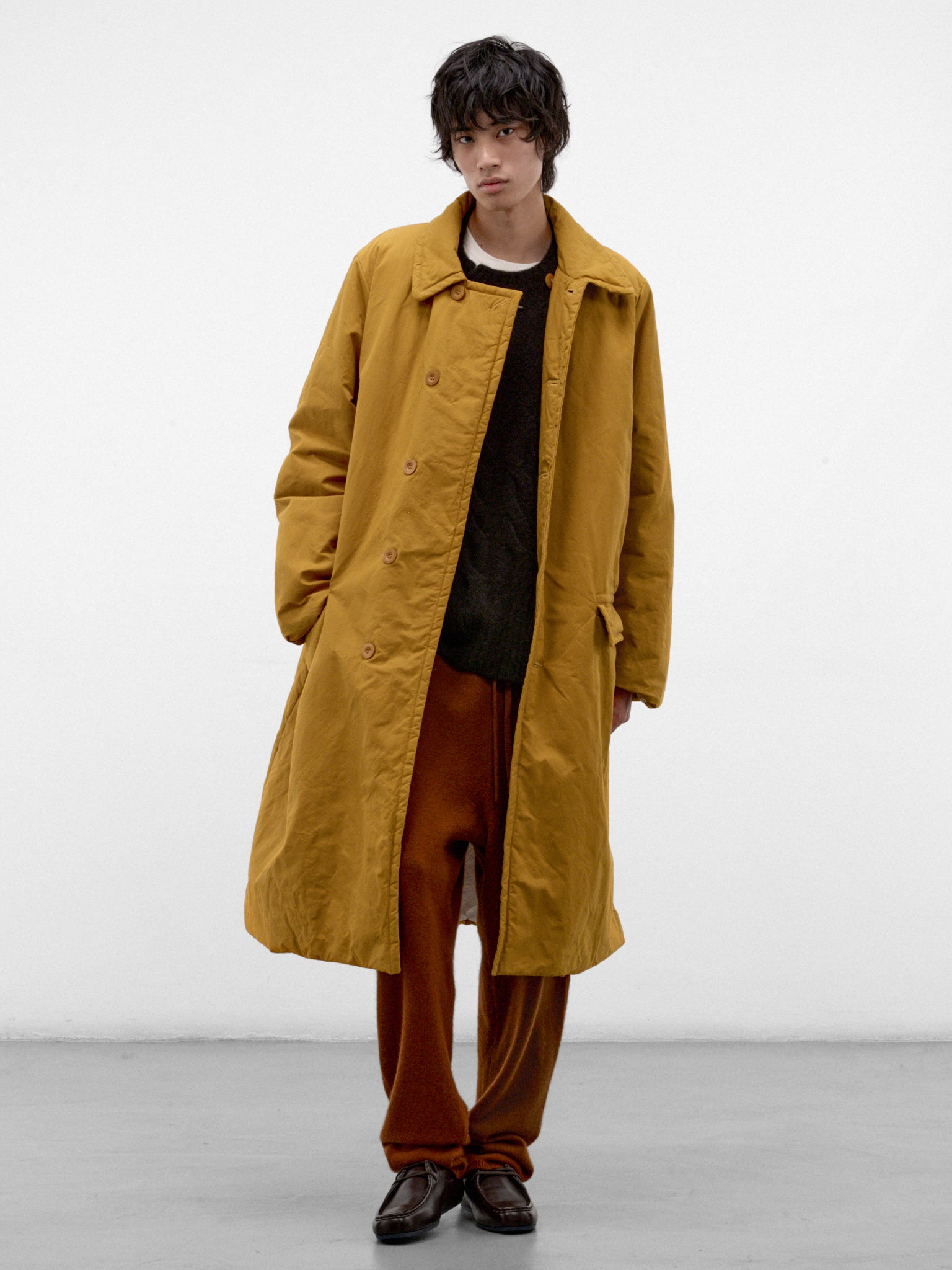 Cumin Padded Mac Coat (27HM248-CUMIN)