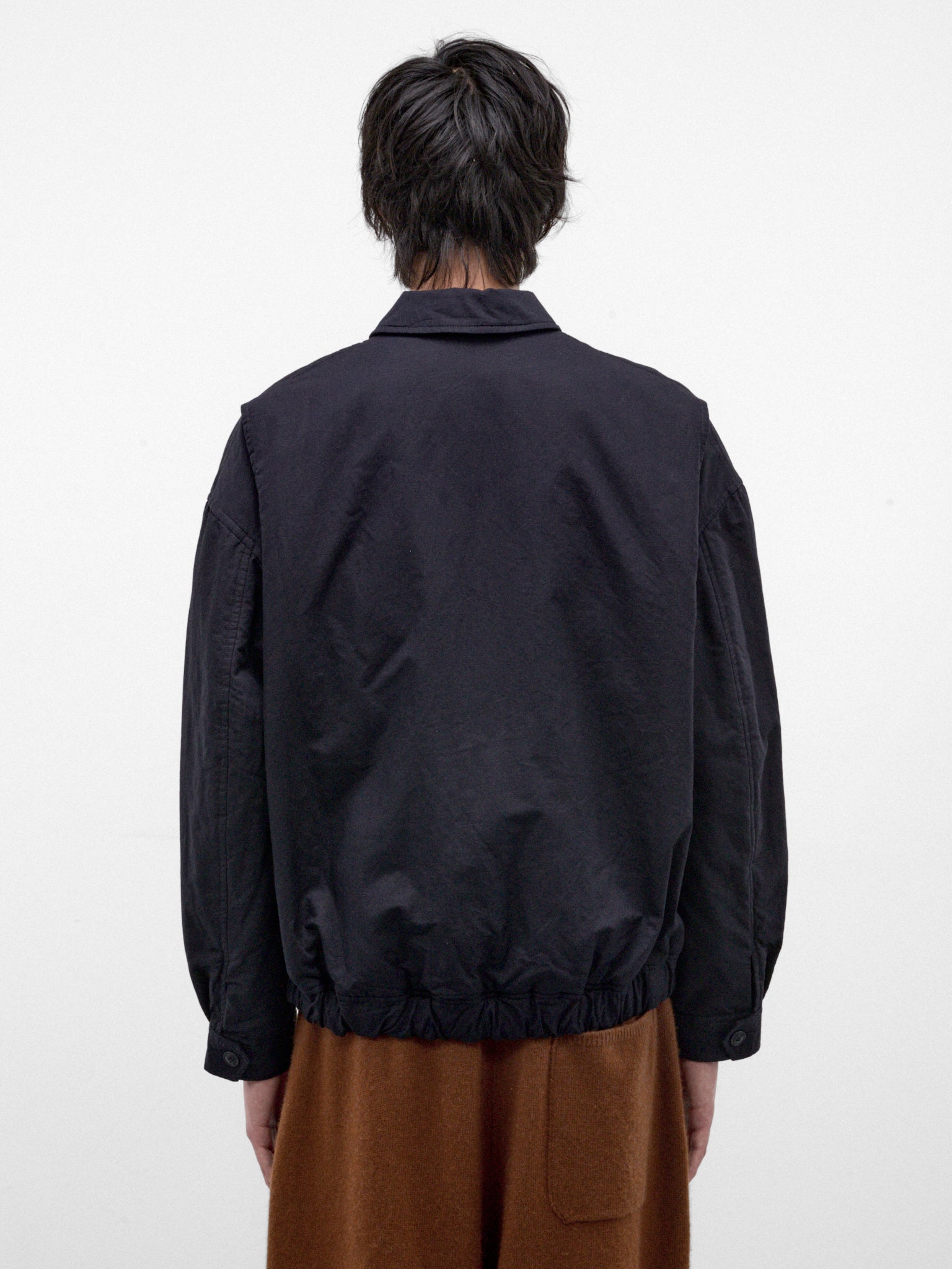 Night Cotton-Linen Zip Jacket (27HV426-NIGHT)