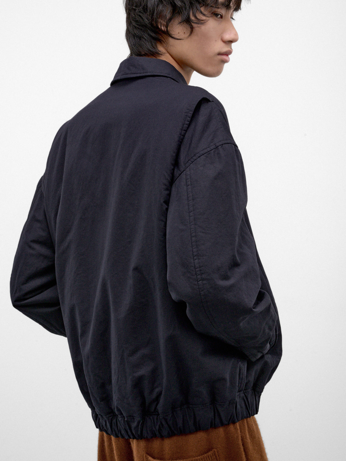 Night Cotton-Linen Zip Jacket (27HV426-NIGHT)