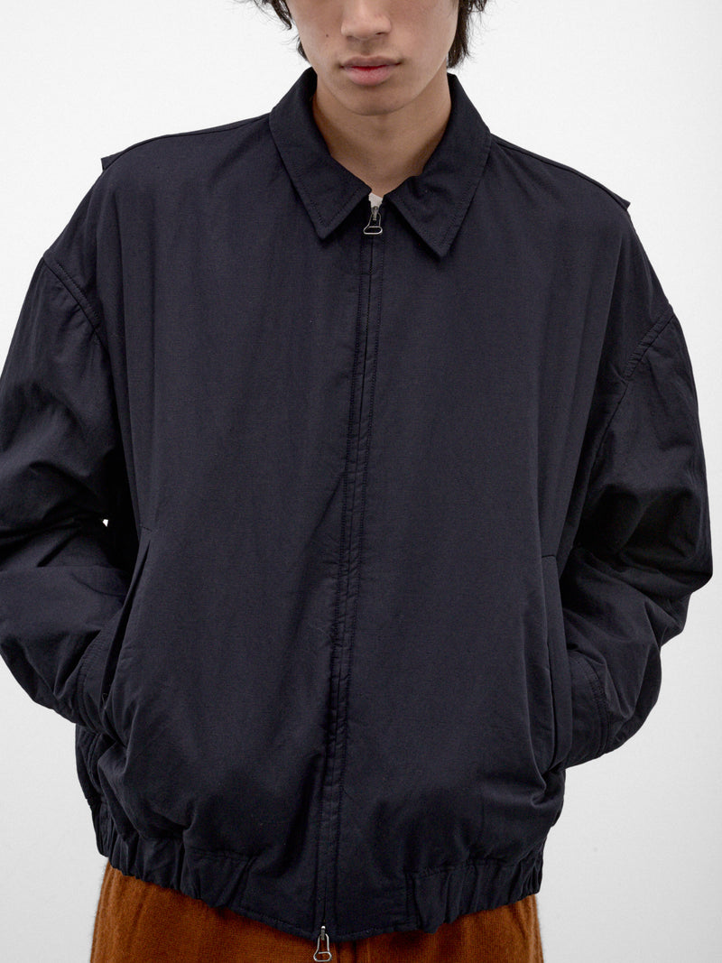 Night Cotton-Linen Zip Jacket (27HV426-NIGHT)