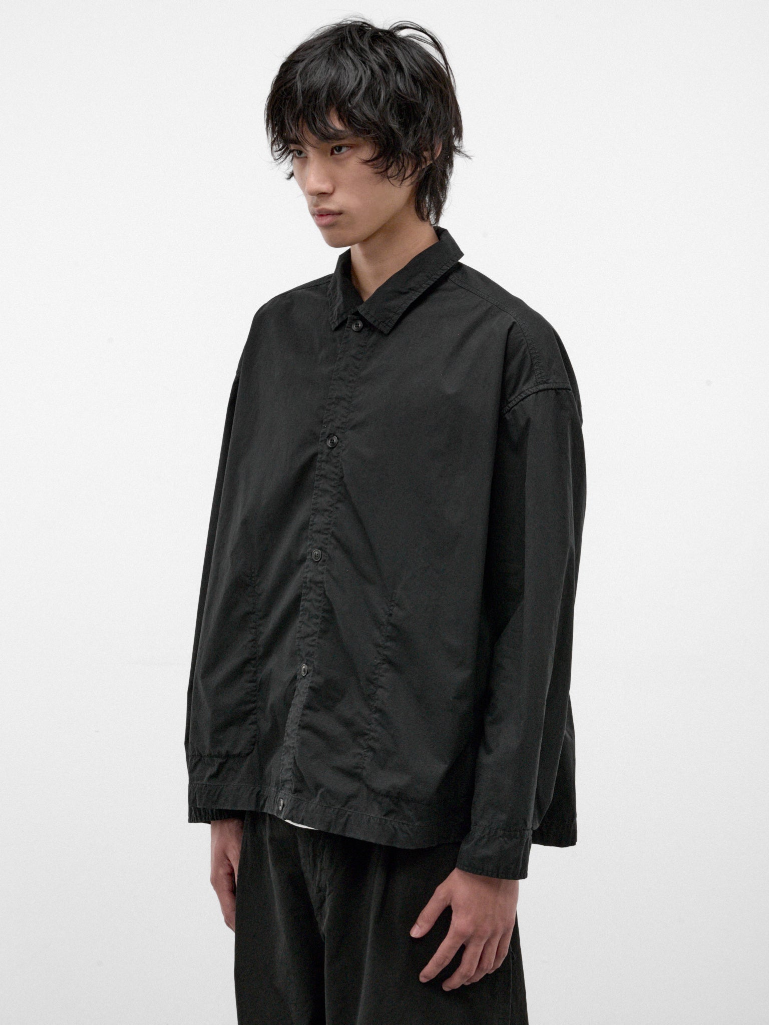 Black Three-Layer Zip Jacket (27HV439-BLACK)