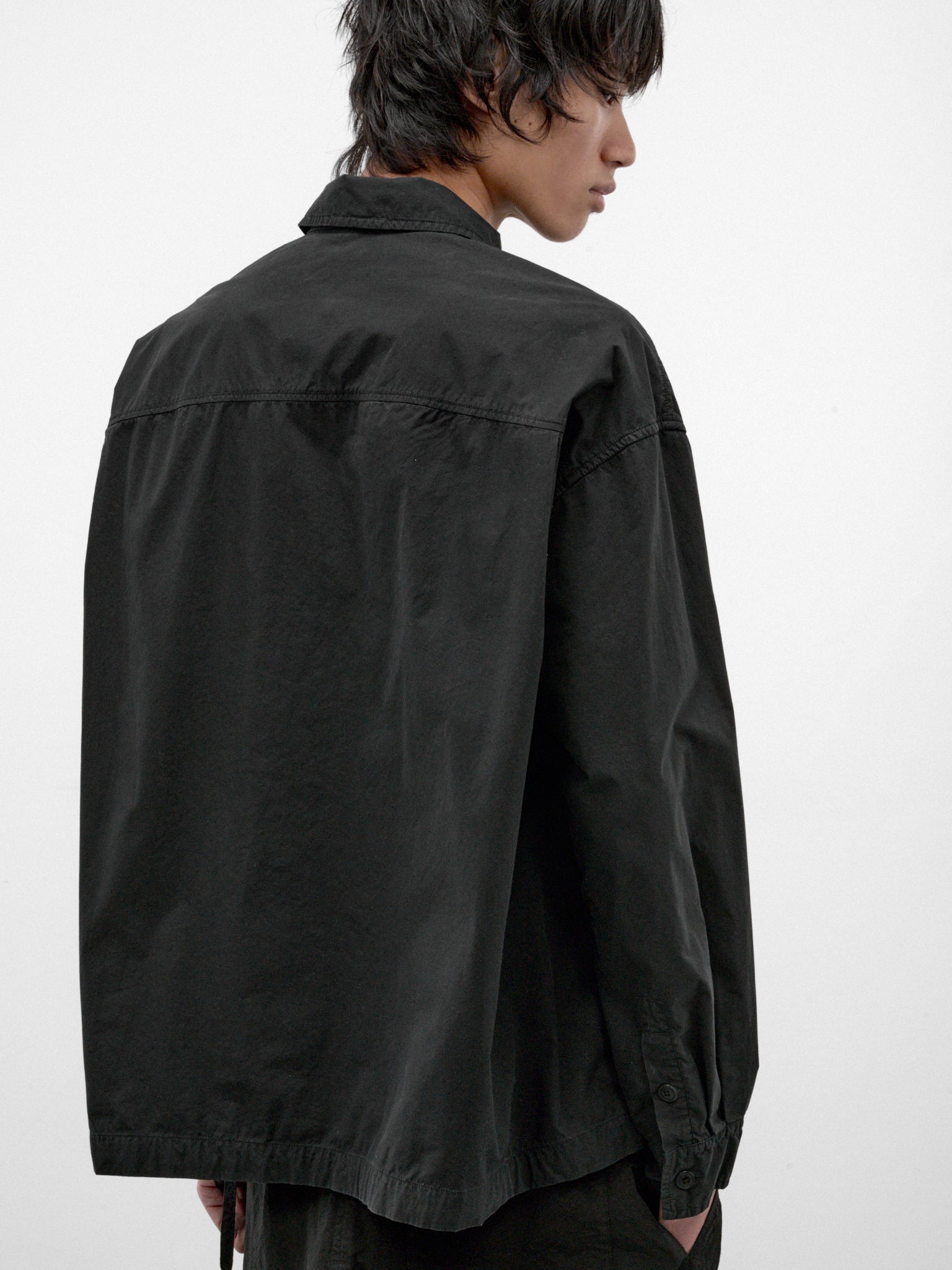 Black Three-Layer Zip Jacket (27HV439-BLACK)