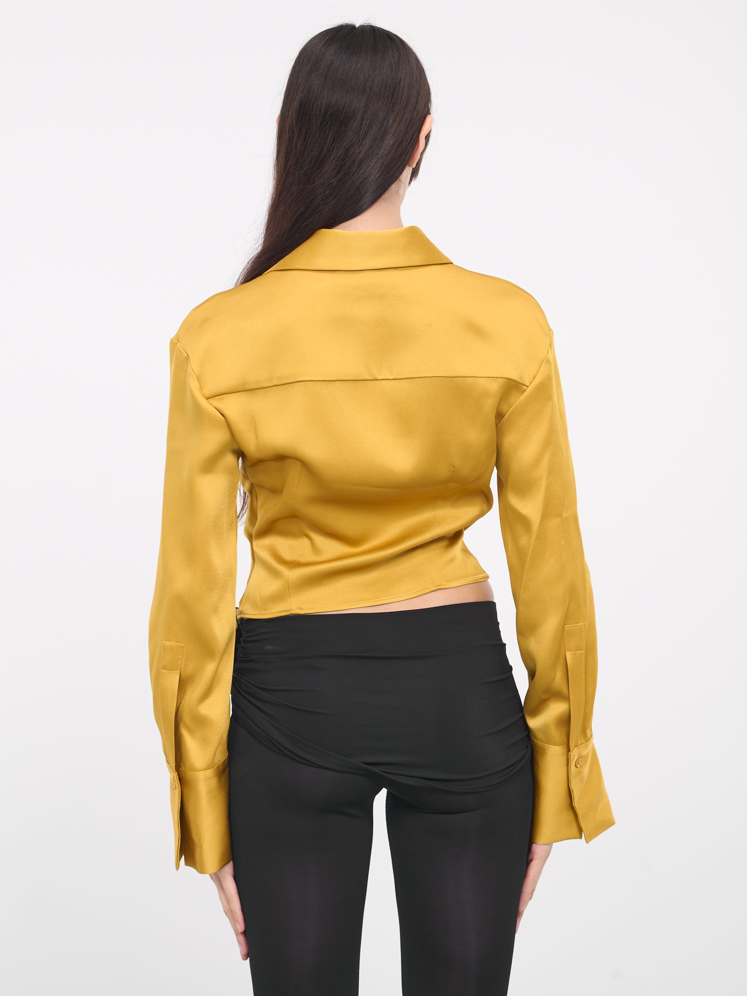 Satin Blouse (2C243A-N0504-HONEY)