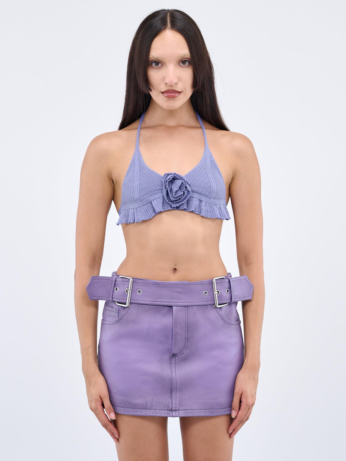 BLUMARINE Rose Bra Top | H.Lorenzo - front