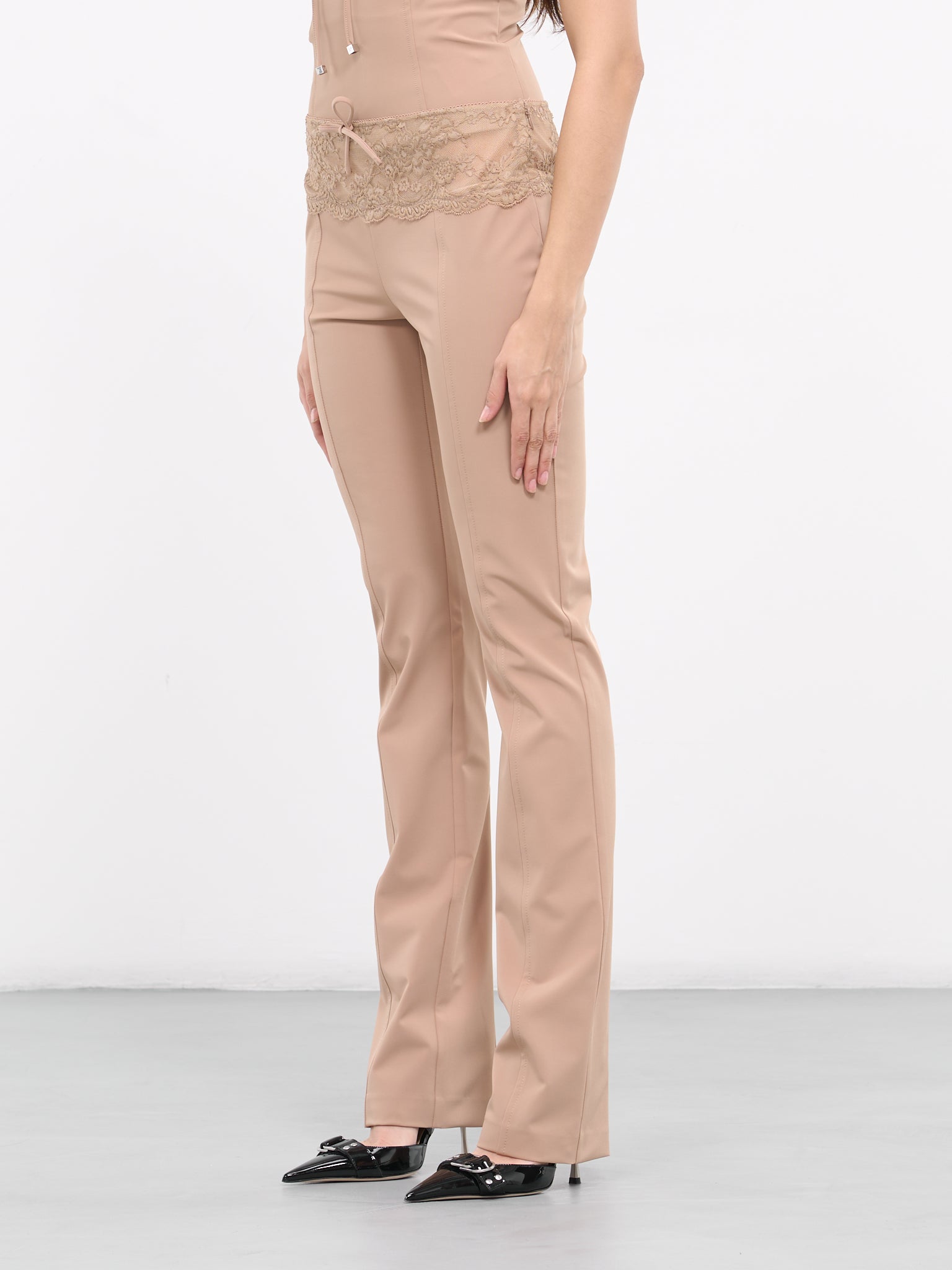 Lace Flounce Pants (2P115A-N0826-AMPHORA)