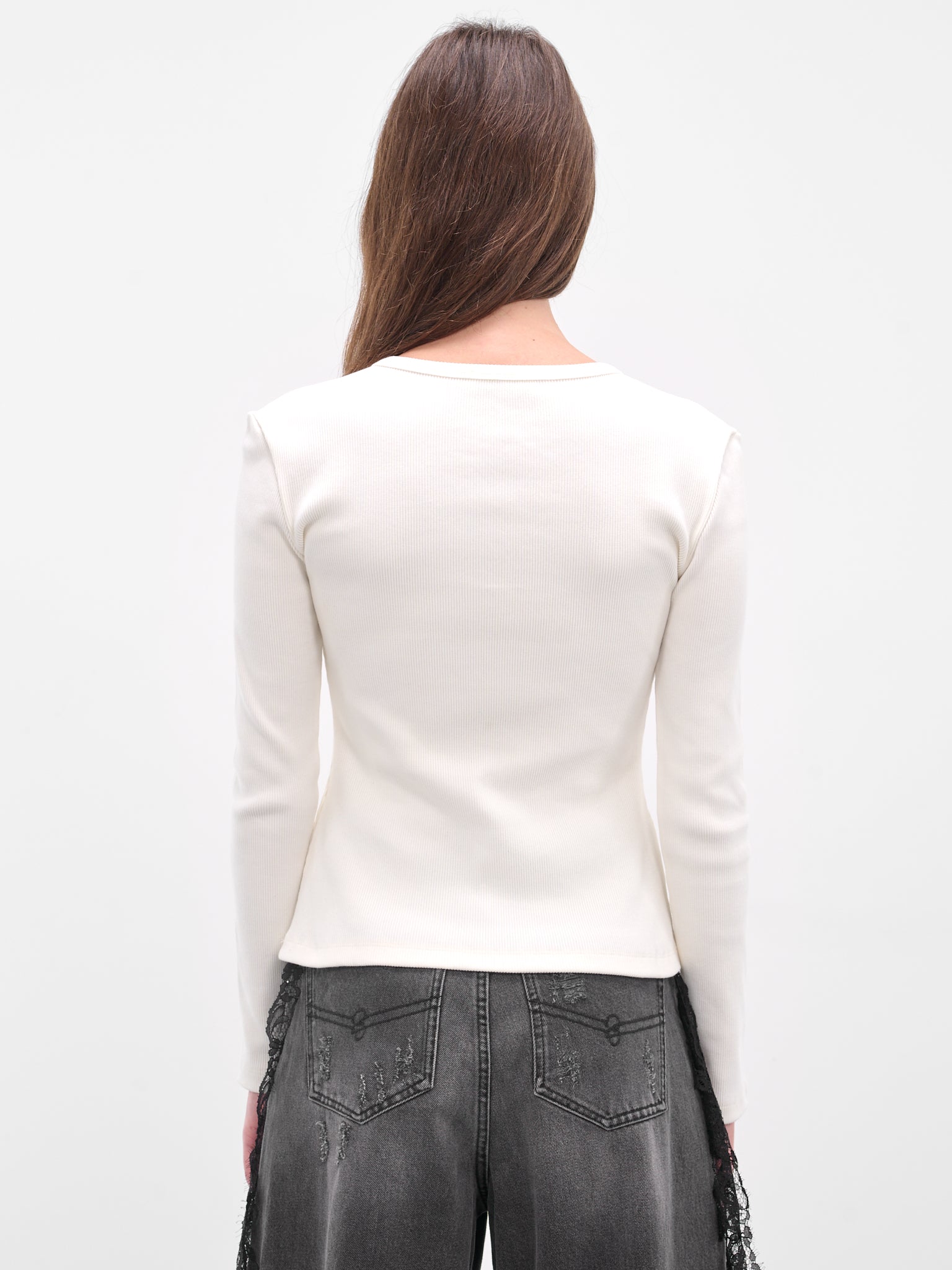 White Cat Graphic Long Sleeve (2T100A-C1031-NATURAL-WHITE-N)