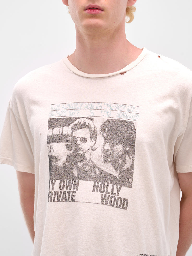 Cream 'Lost Angels' Graphic Tee (2U0010Q3009VWT-CREAM)