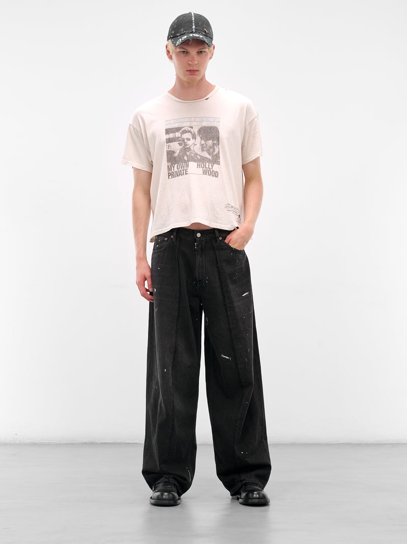 Cream 'Lost Angels' Graphic Tee (2U0010Q3009VWT-CREAM)