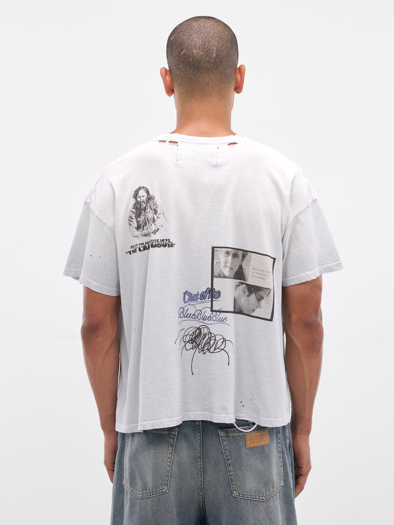 Blue 'American Dreamer' Boxy Tee (2U0011Q3009BBY-BABY-BLUE)