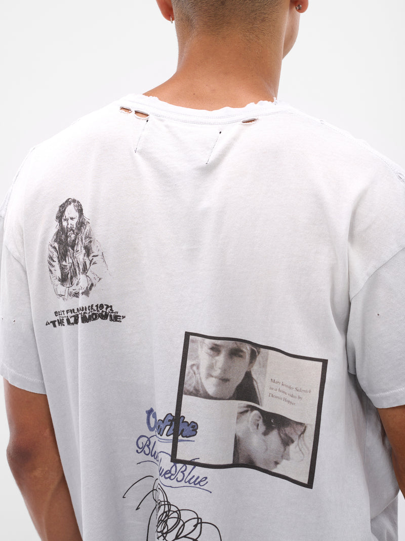 Blue 'American Dreamer' Boxy Tee (2U0011Q3009BBY-BABY-BLUE)