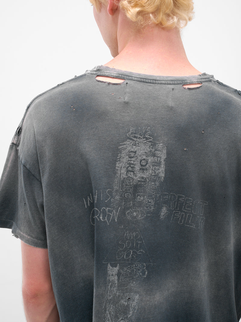 Black 'Maidstone' Graphic Tee (2U002Q3009VBK-BLACK)