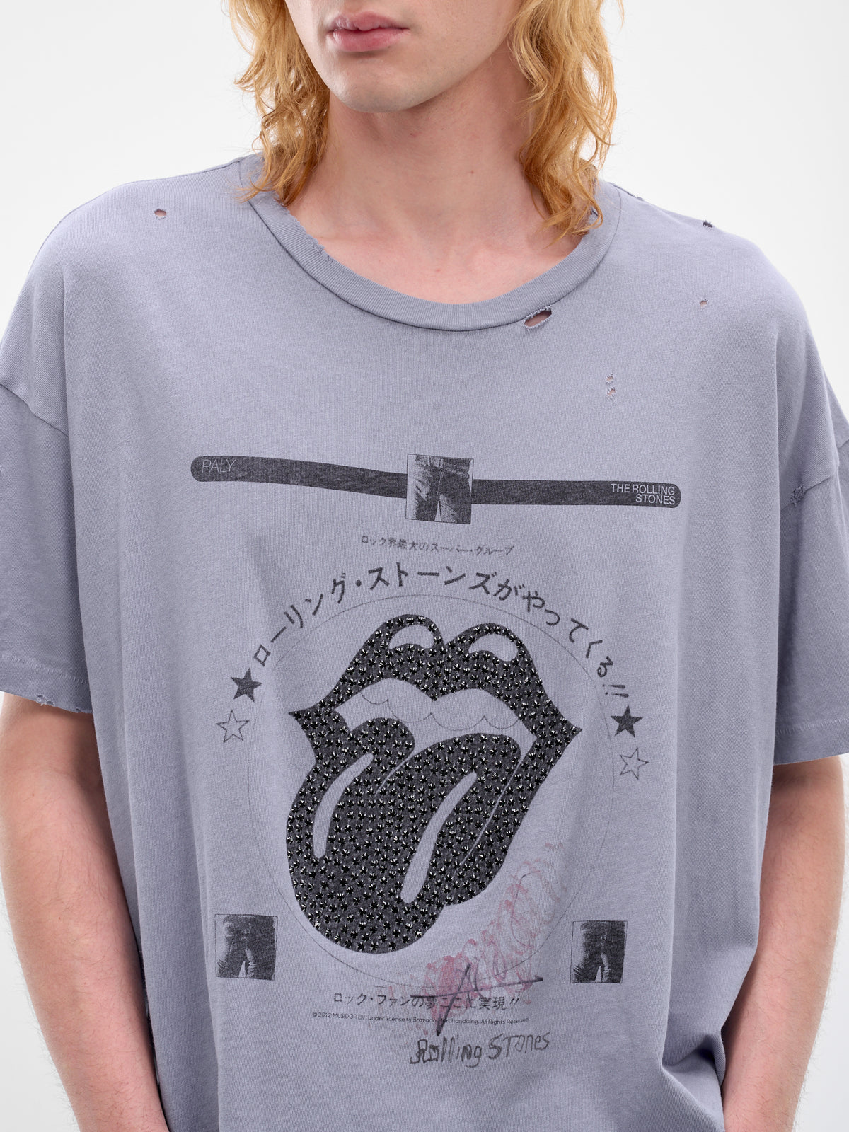 Paly x Rolling Stones Japan Tour Tee (2U003Q201-BLUE)