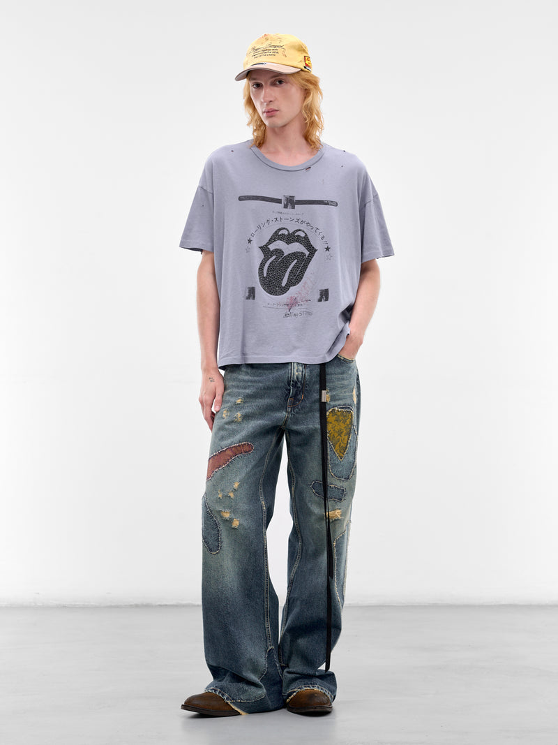 Paly x Rolling Stones Japan Tour Tee (2U003Q201-BLUE)
