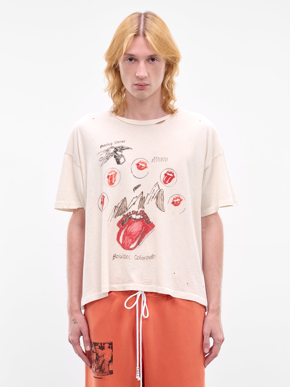 Paly x Rolling Stones Red Rocks Tee (2U004Q2021VWT-CREAM)