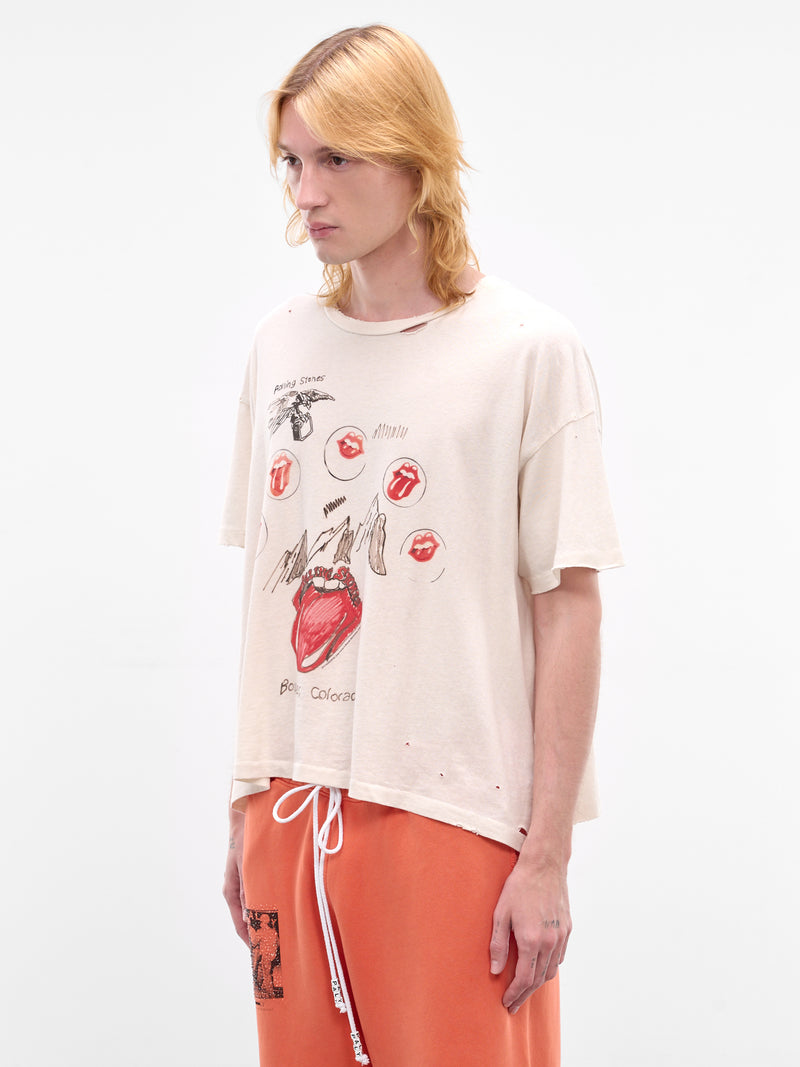 Paly x Rolling Stones Red Rocks Tee (2U004Q2021VWT-CREAM)