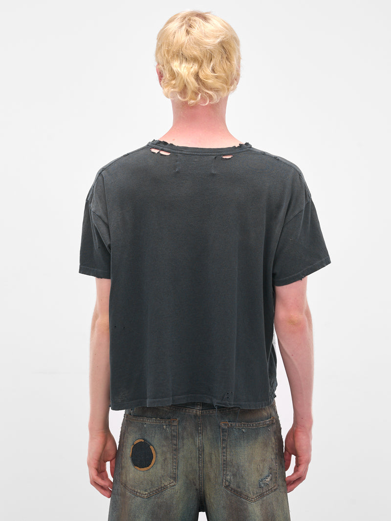 Black 'Fame Epidemic' Graphic Tee (F2U004Q3009VBK-BLACK)