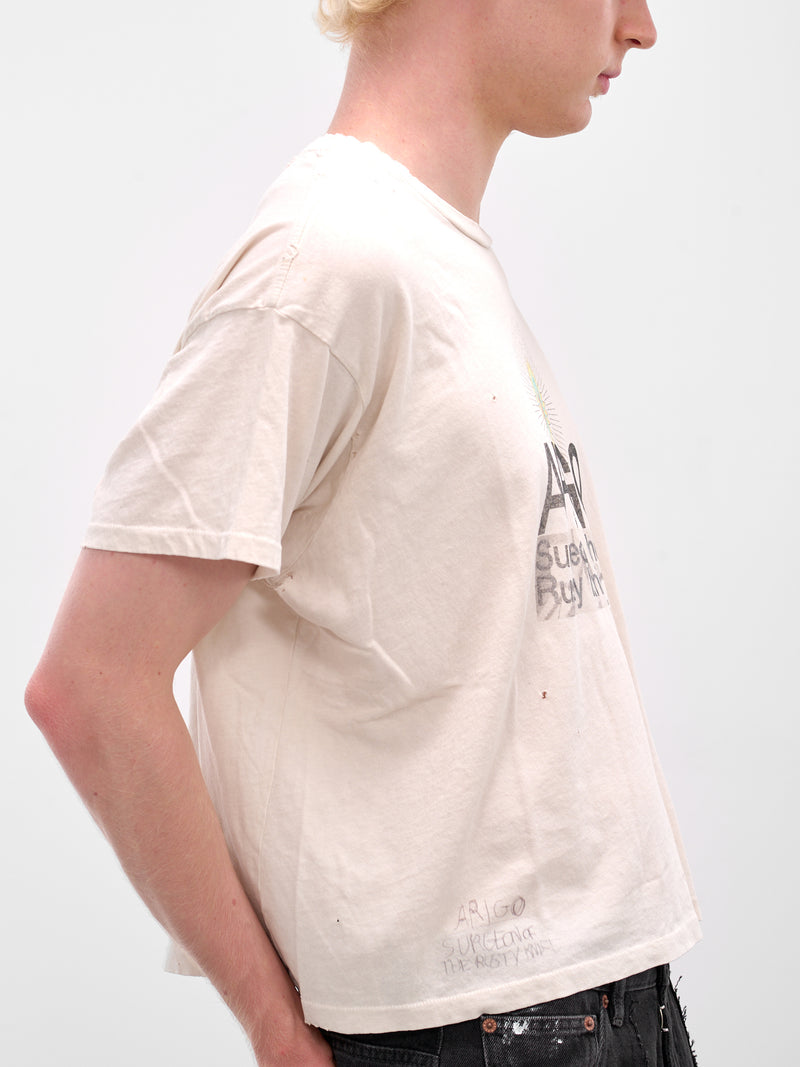 Cream 'Arigo' Graphic Tee (2U009Q3009VWT-CREAM)