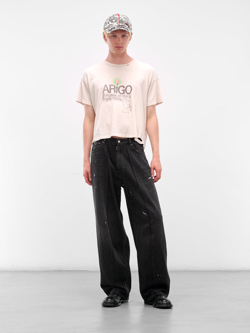 Cream 'Arigo' Graphic Tee (2U009Q3009VWT-CREAM)