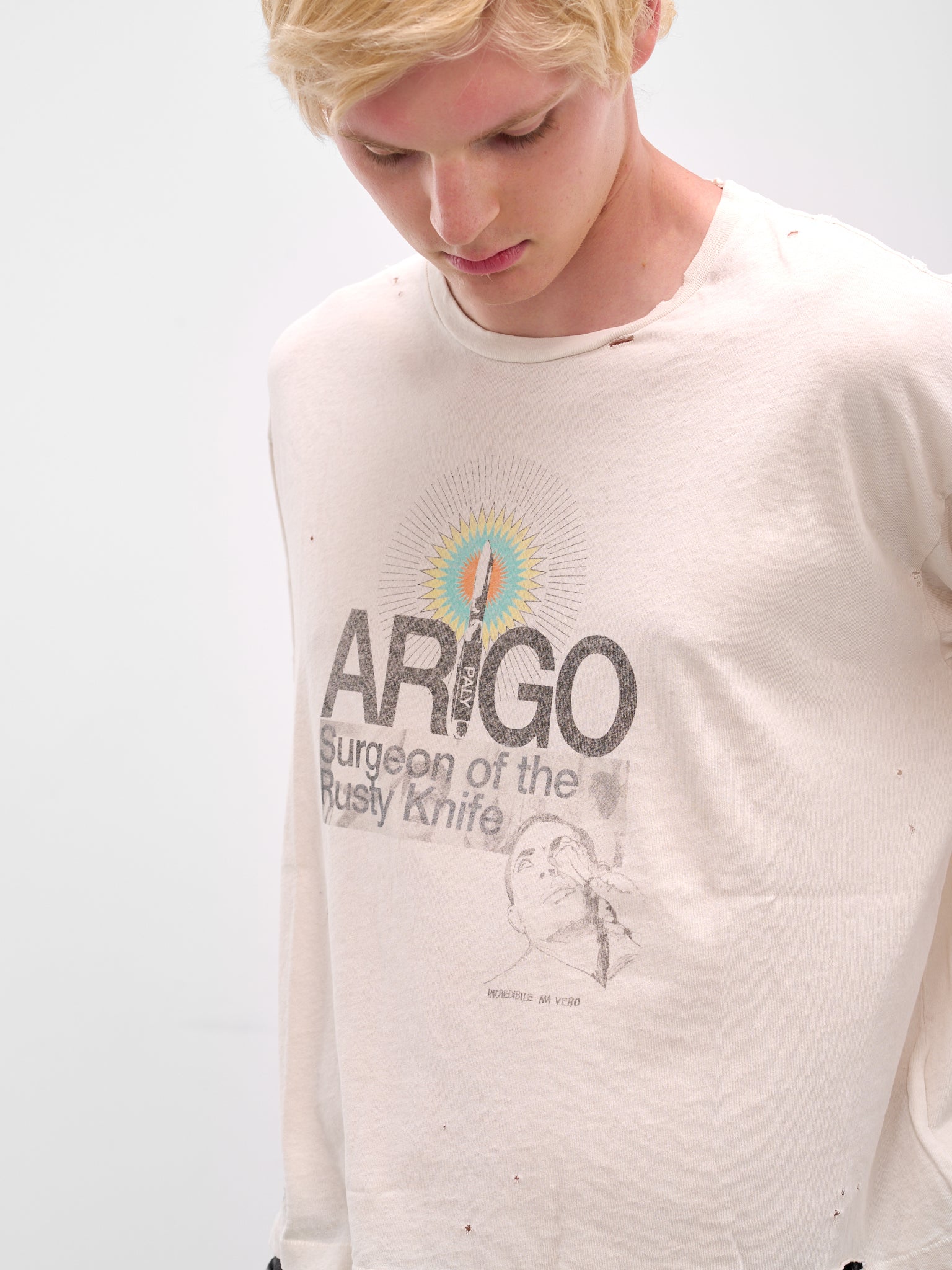 Cream 'Arigo' Graphic Tee (2U009Q3009VWT-CREAM)