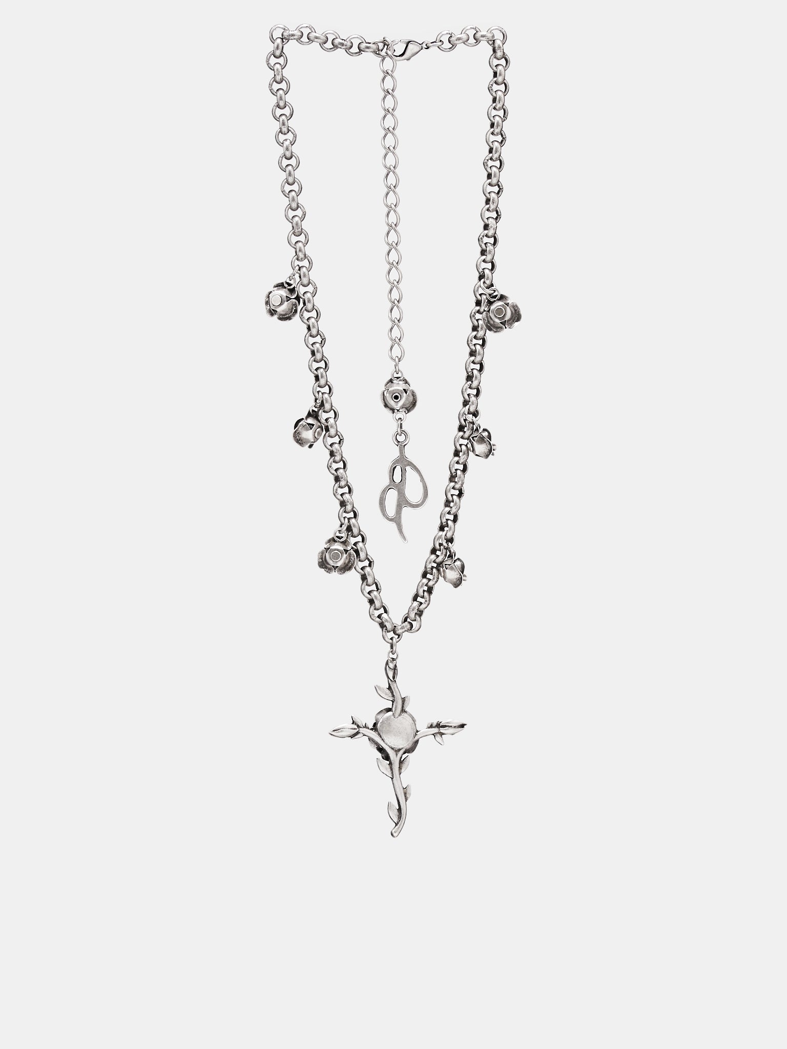 BLUMARINE Rose Cross Necklace | H.Lorenzo - back