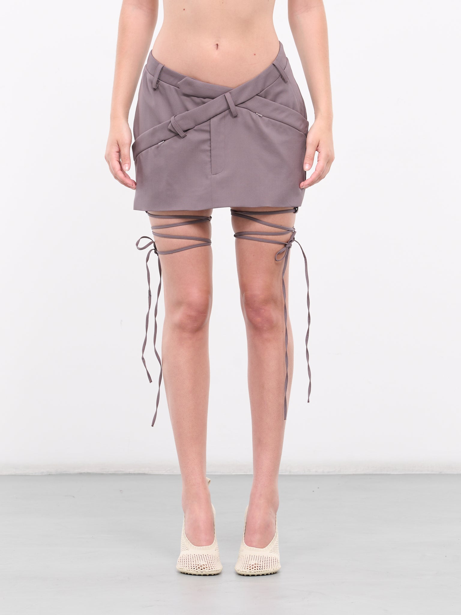 Staff Mini Skirt (301-312-TAUPE)