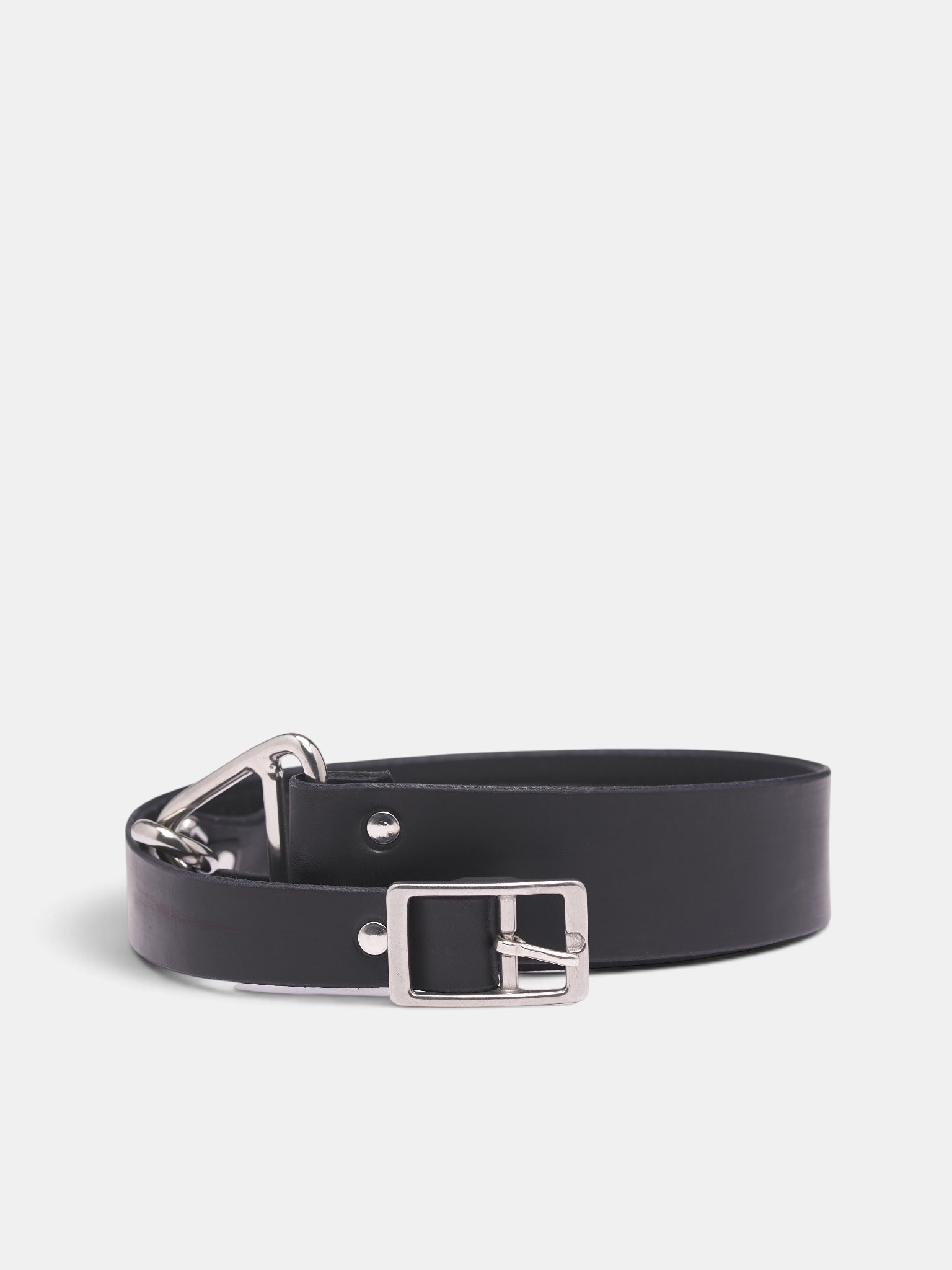 Black Leather Latch Belt (31-LATCH-BELT-BLACK)