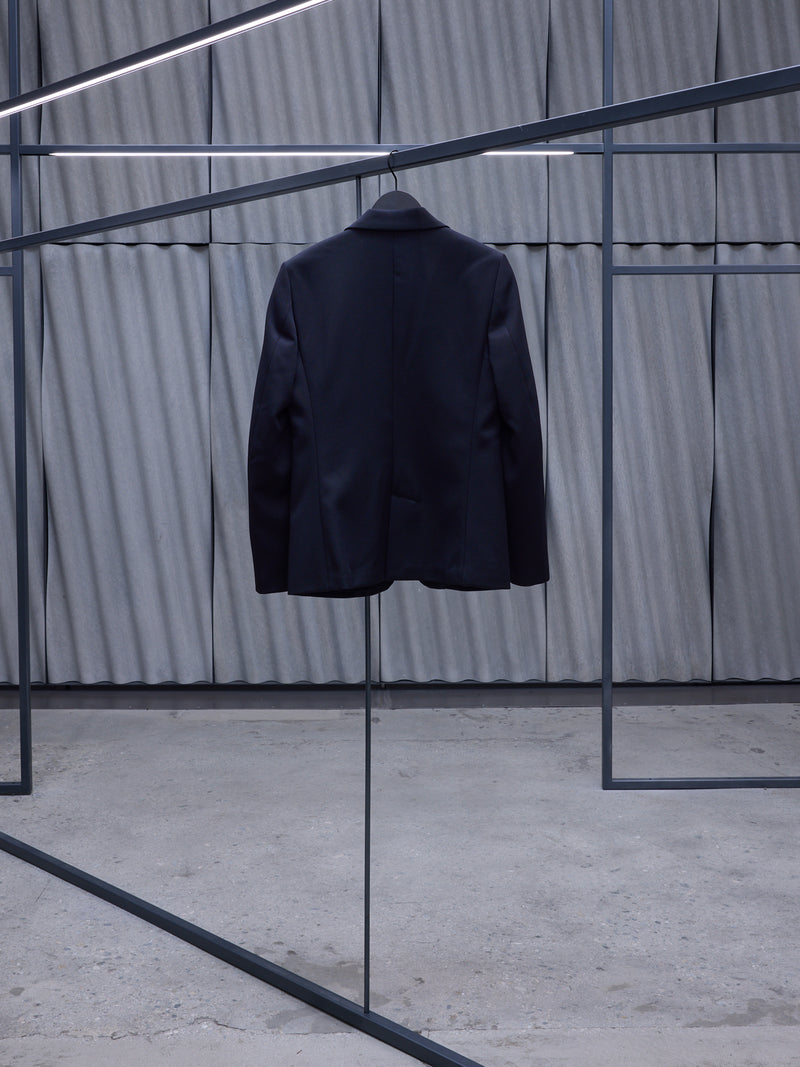 Black Oversized Graphic 'Ultrasceptre' Blazer (221-W500C-30001-0099-BLACK)