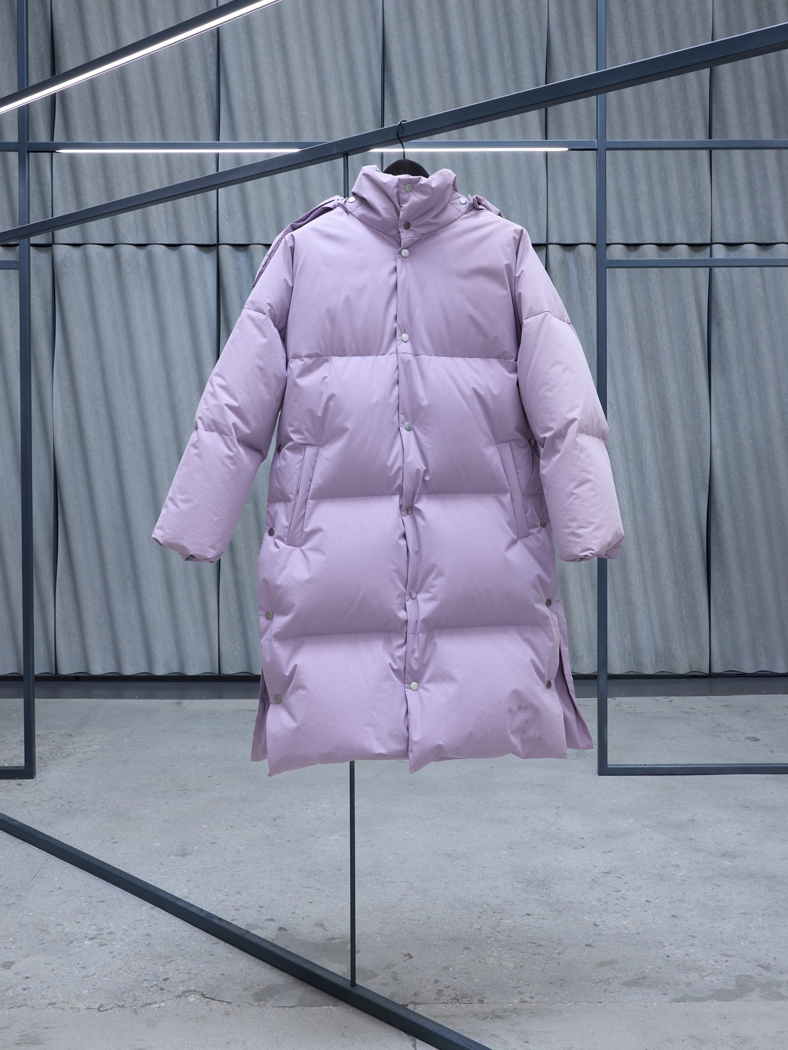 Lilac Quilted Puffer Coat (708192V1LE0-5115-LILAC)