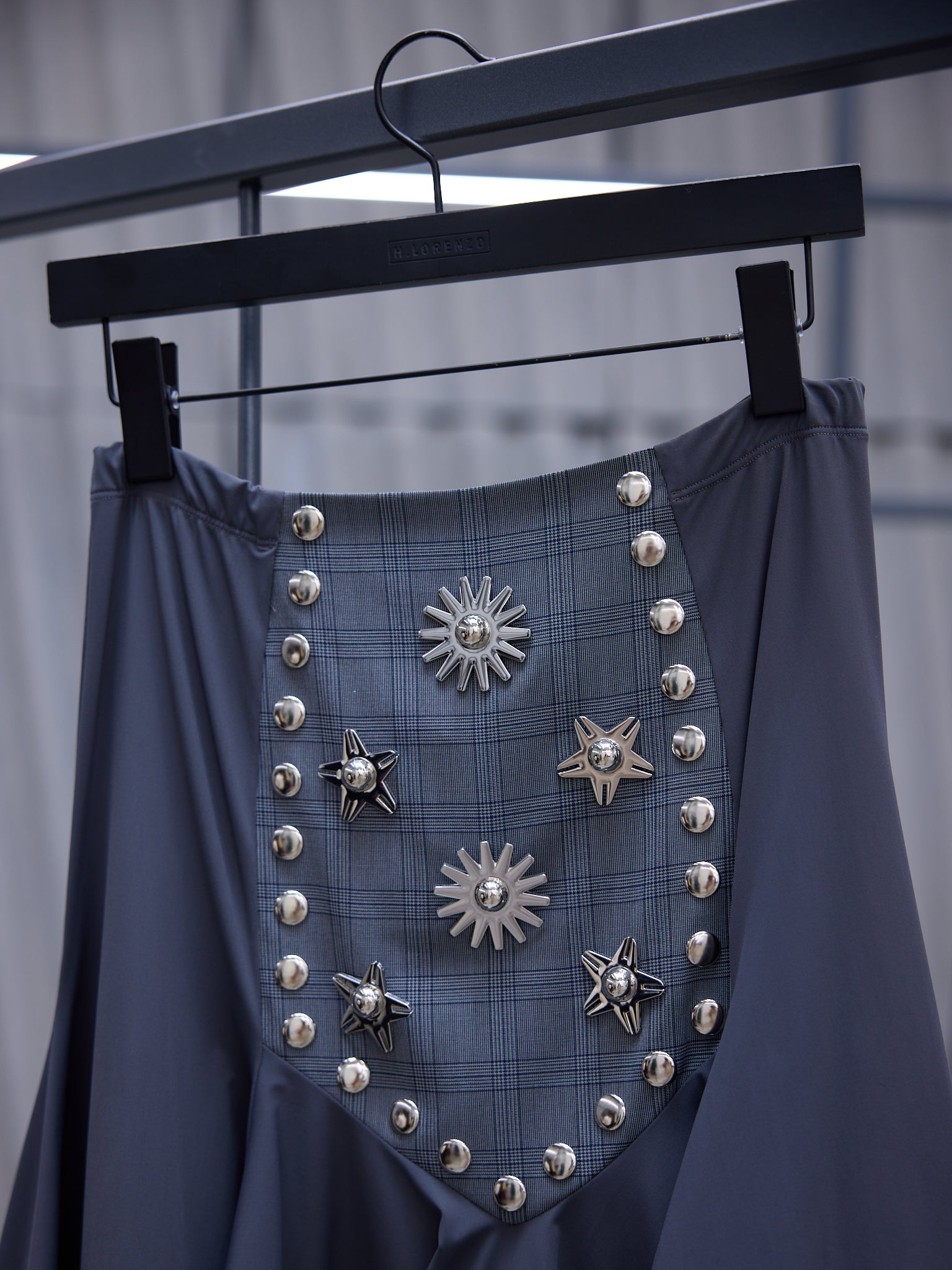 Gray Tartan Calamity Suit Skirt (3259-CALAMITY-GREY-TARTAN)