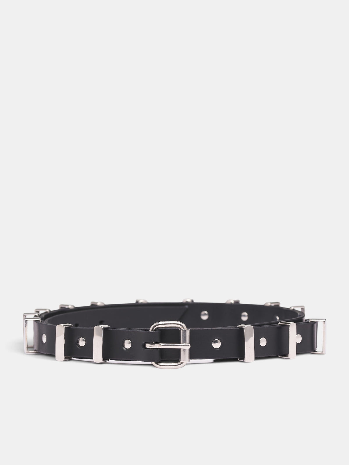 Black Leather Armature Belt (33-ARMATURE-BELT-BLACK)
