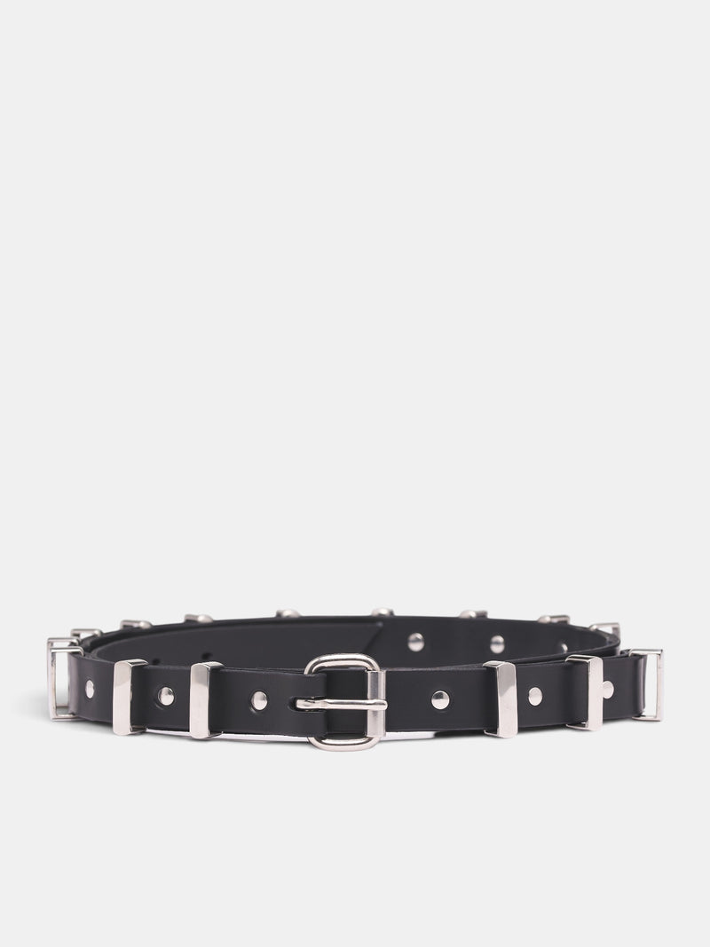 Black Leather Armature Belt (33-ARMATURE-BELT-BLACK)