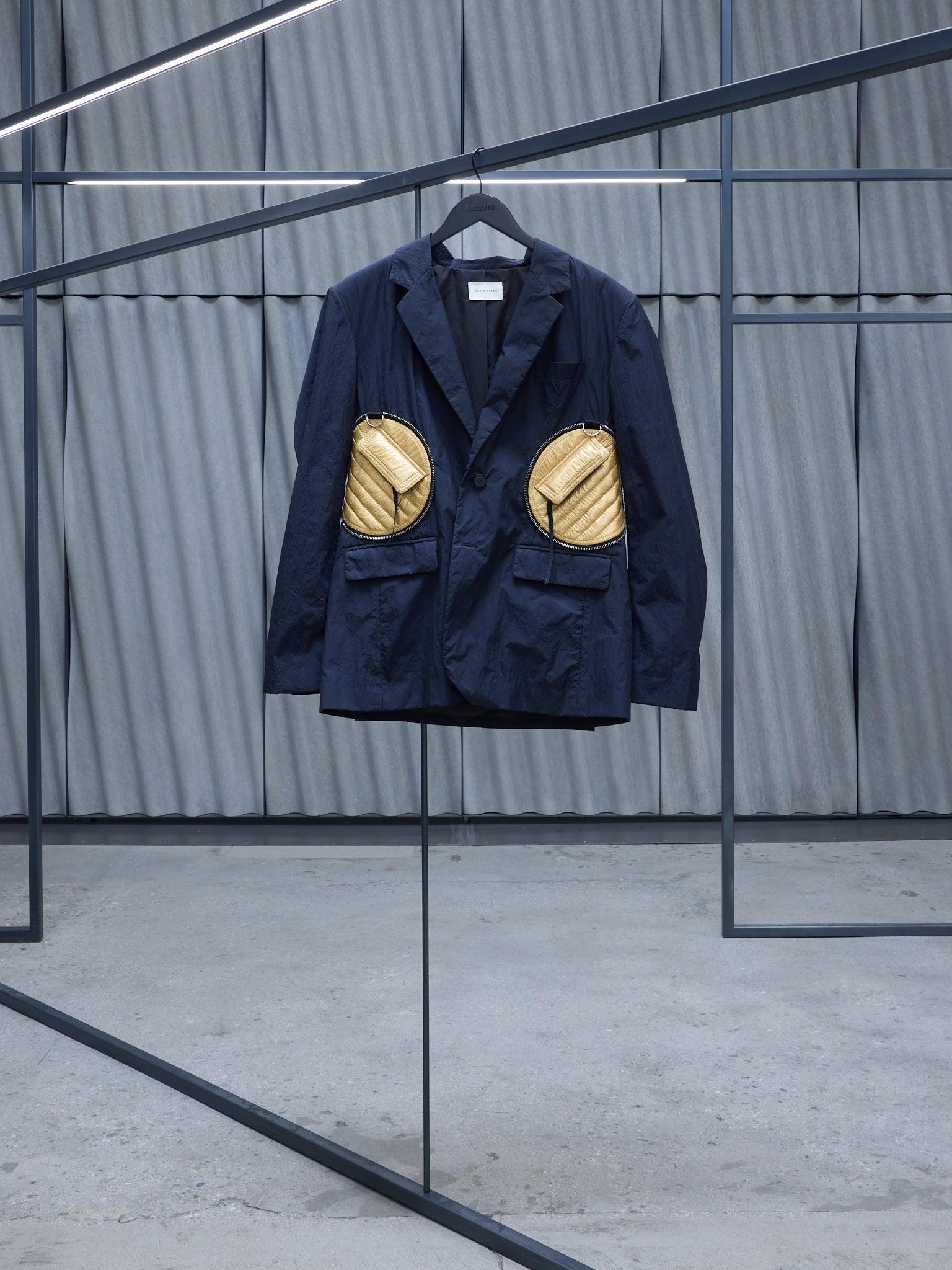 Black Packable Quilted Jacket (CG-CWOJKT47-BLACK)