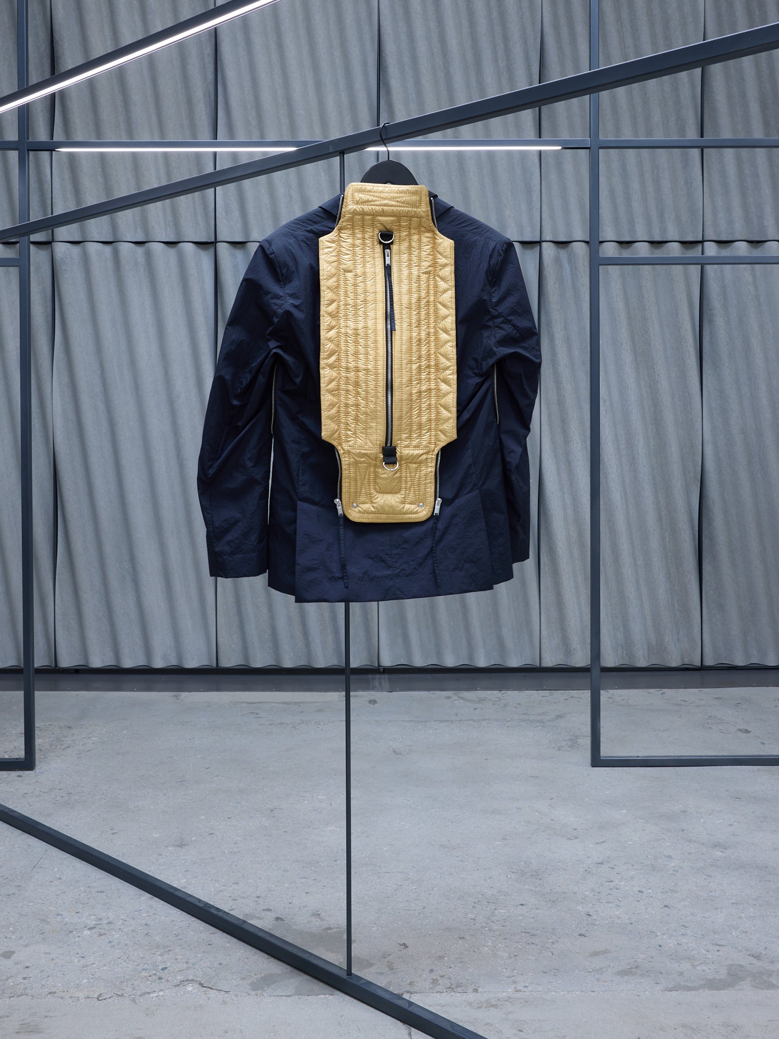 Black Packable Quilted Jacket (CG-CWOJKT47-BLACK)