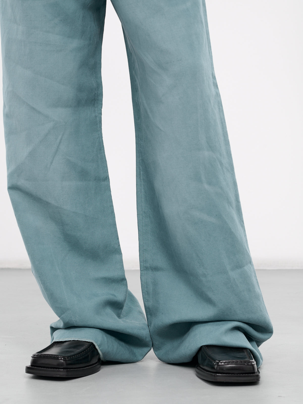 Tailored Extended Leg Trousers (347A-TEAL-SUNBLEACH)