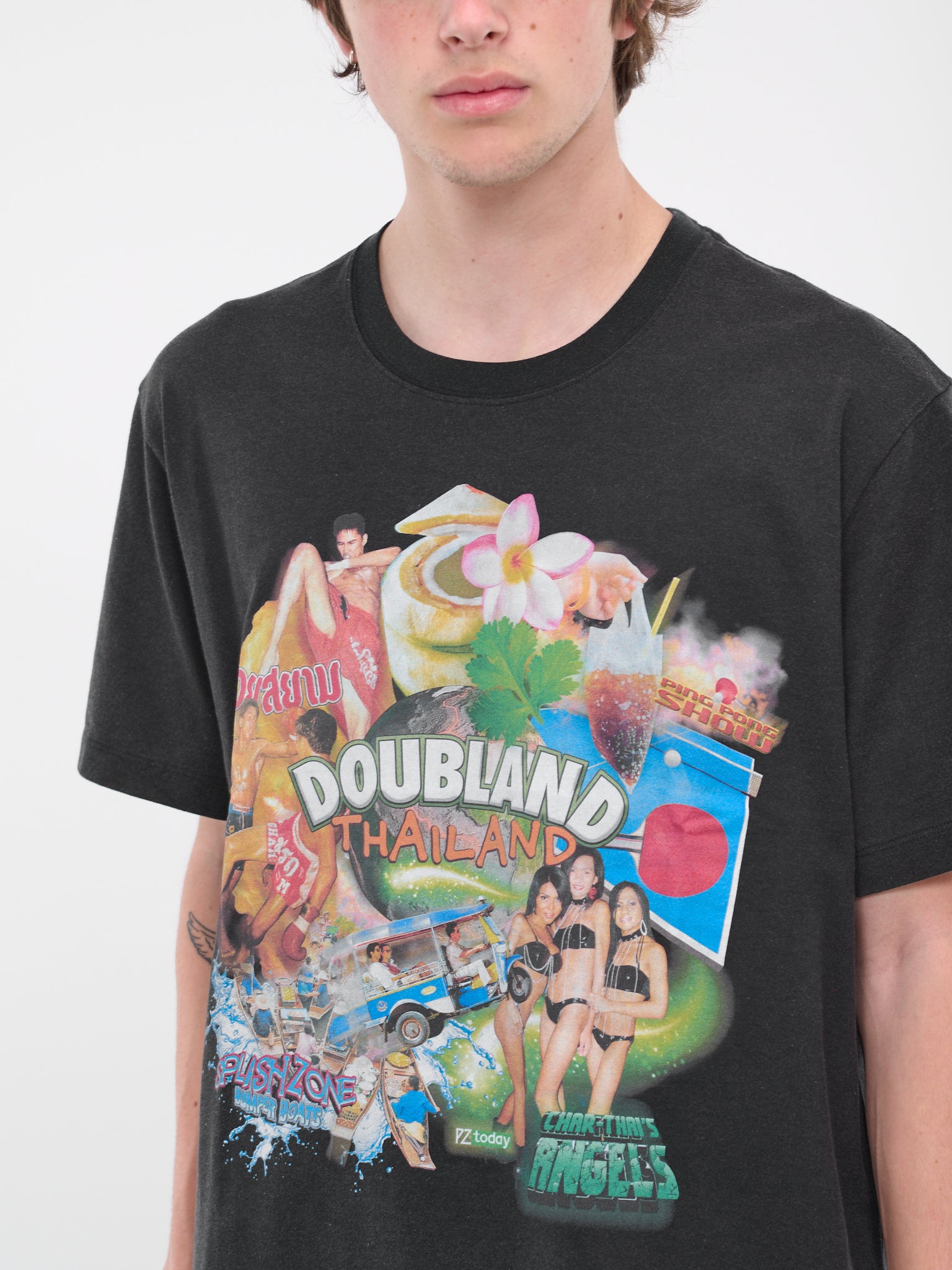 Doubland Thailand T-Shirt (35CS297-THAILAND-BLACK)